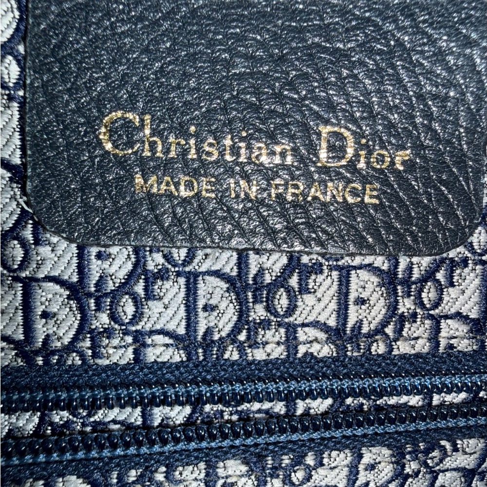 Dior Classic Blue Leather Shoulder Bag - Picture 12 of 13